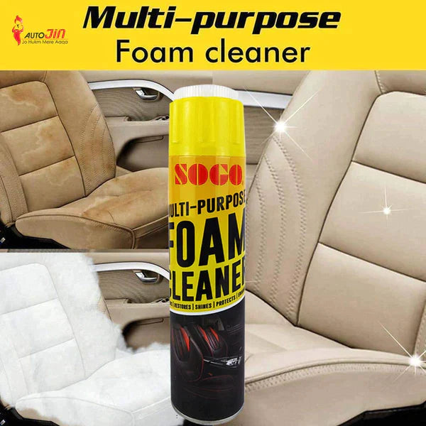 Multi-Purpose Fabric, Carpet, Leather and Car Foam Cleaner