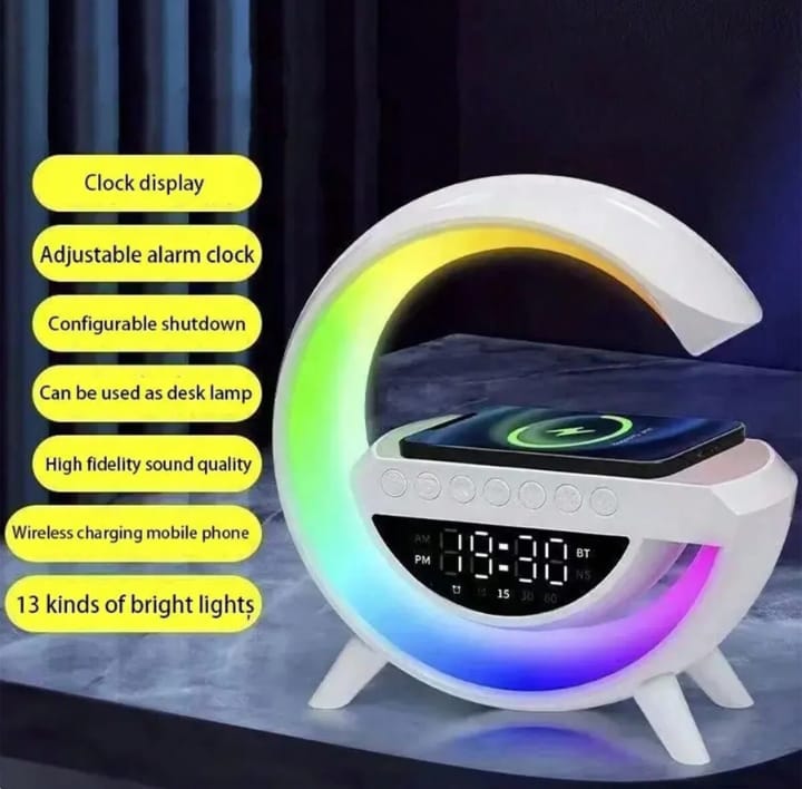 LED Wireless Charging Speaker