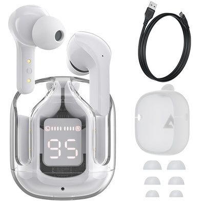 AIR31 Crystal Display Wireless Earphones